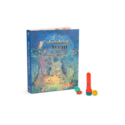 Moulin Roty La Grande Famille – Calendario dell’Avvento con Lampada a Storie