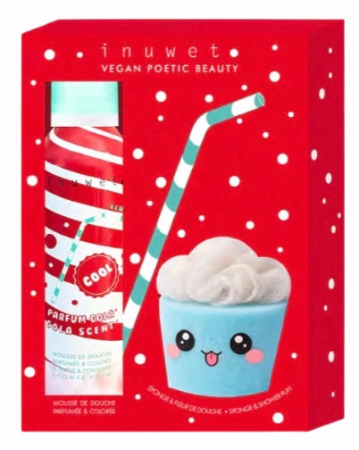 INUWET – Gift Set Bath Cola | Cofanetto regalo doccia vegan