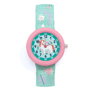 Djeco Orologio per bambini - Cavallo - Apple Pie