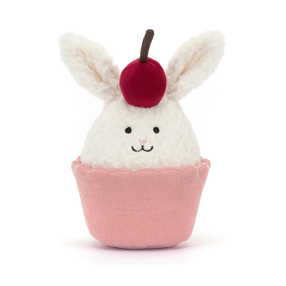 Peluche Dainty Dessert Bunny Cupcake - Apple Pie