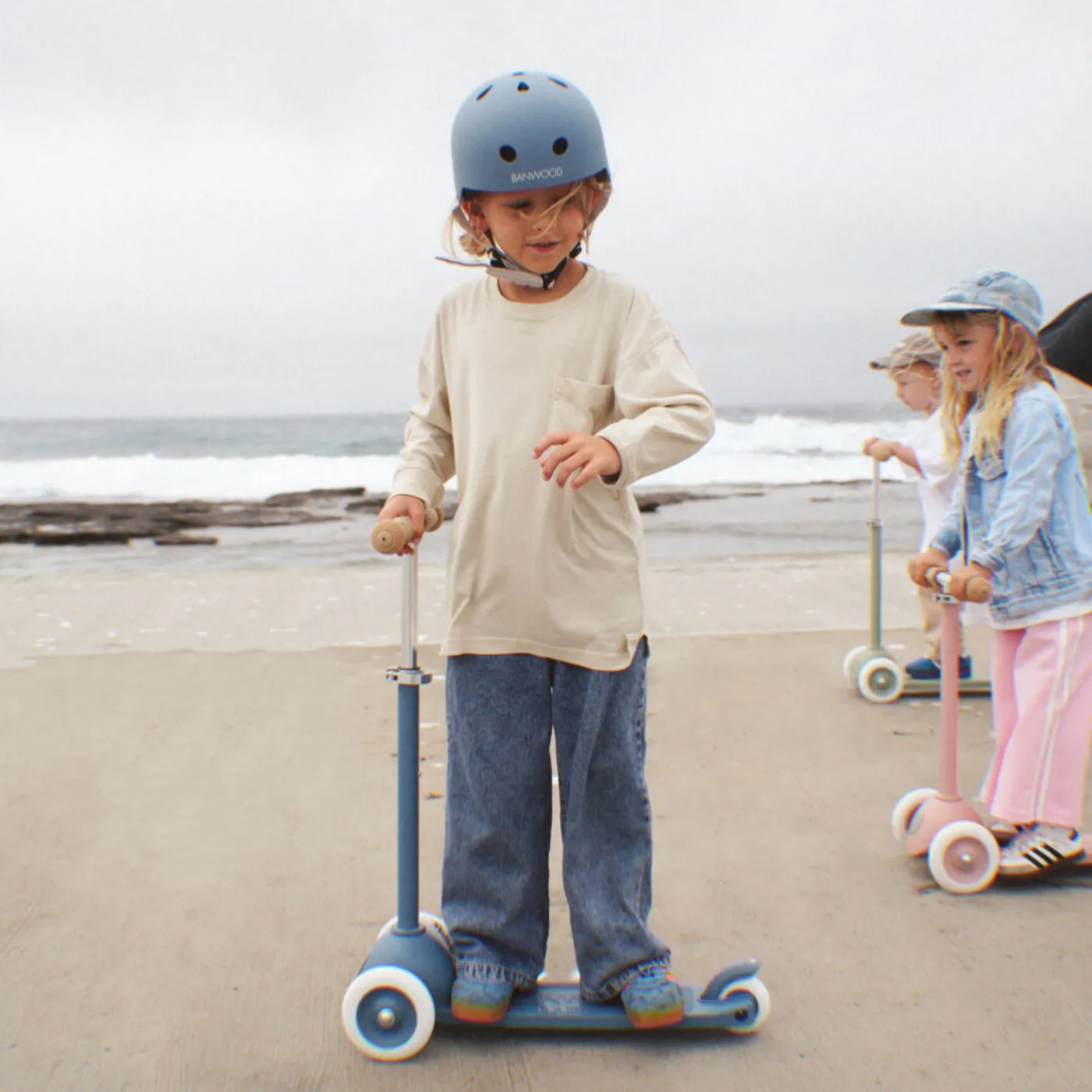 Monopattino Banwood Eco Bambini 3+ Anni – Scooter Regolabile in Plastica Riciclata