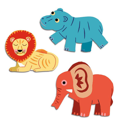 Djeco Primi Stickers 18M+ – Animali della Savana