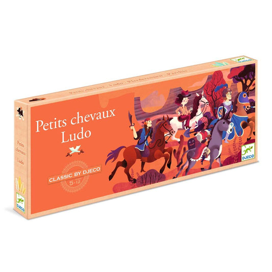 Djeco Gioco di Società Ludo Petits Chevaux - Apple Pie