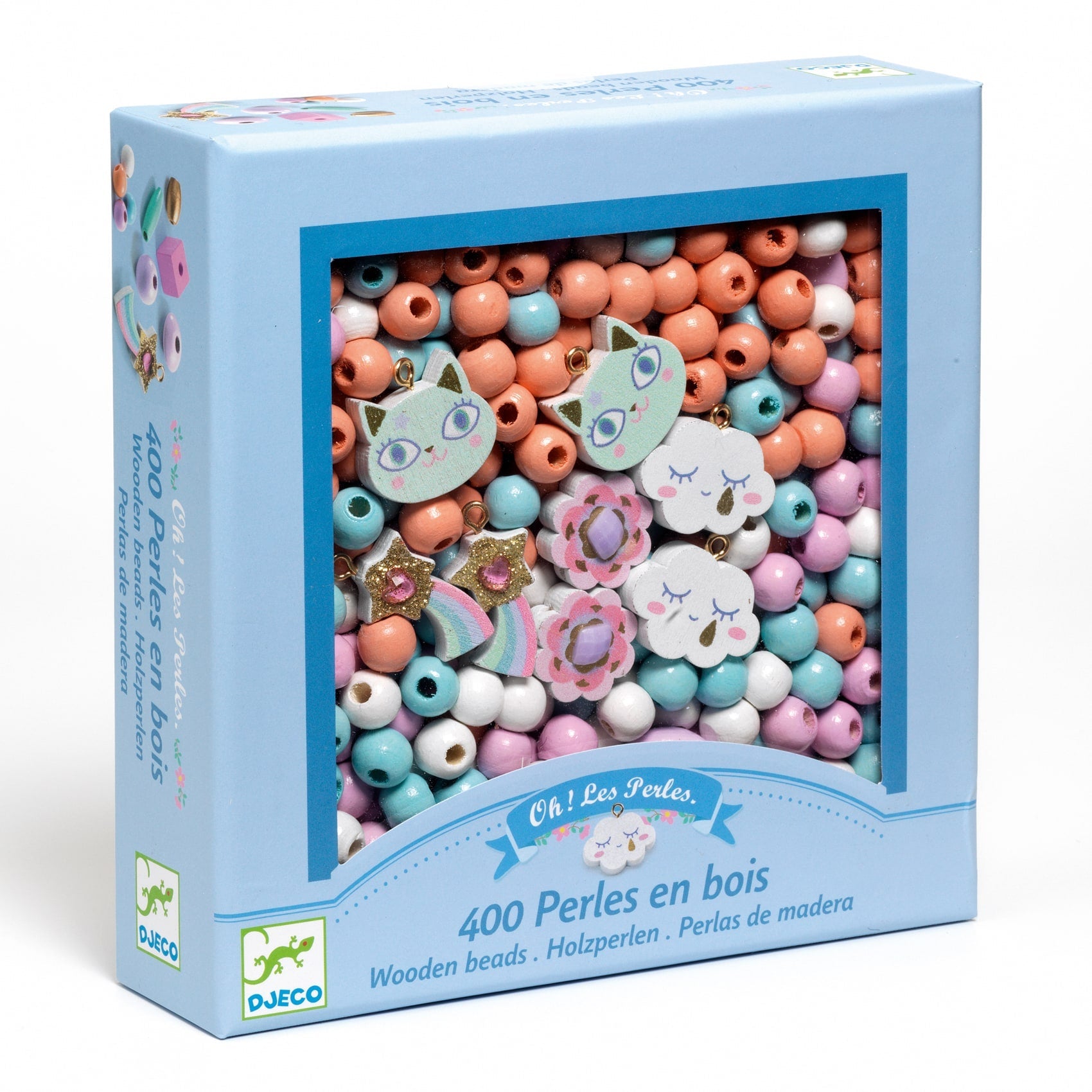 Djeco Set Perline - Arcobaleno - Apple Pie