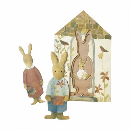 Egmont Toys Puzzle Multistrato - Conigli - Apple Pie