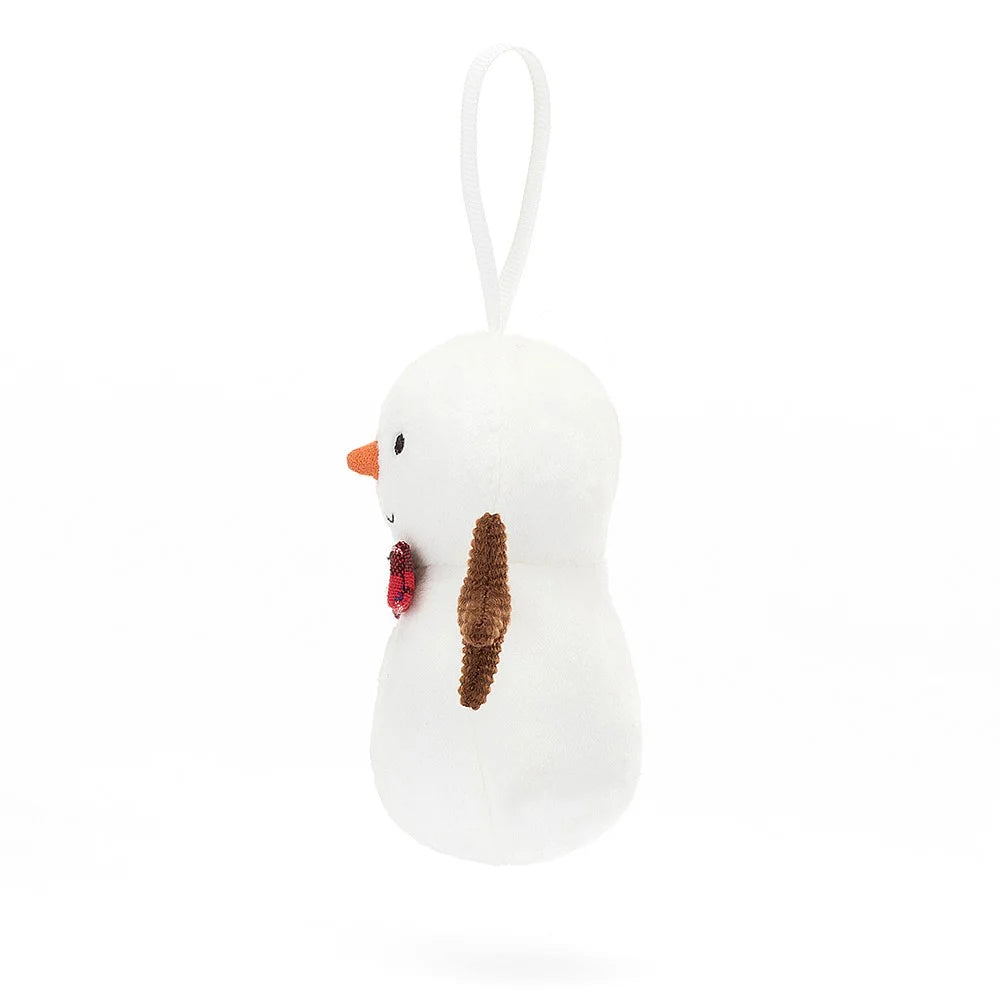 Peluche Decorazione Albero di Natale - Pupazzo di Neve Folly - Apple Pie