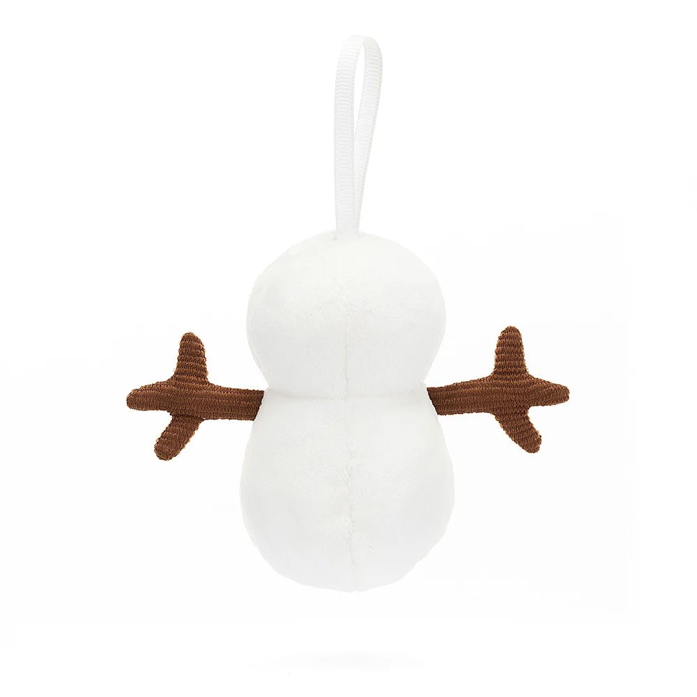 Peluche Decorazione Albero di Natale - Pupazzo di Neve Folly - Apple Pie