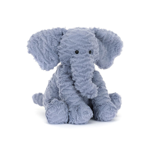 Jellycat Fuddlewuddle Elephant – Peluche Elefante Azzurro - Apple Pie