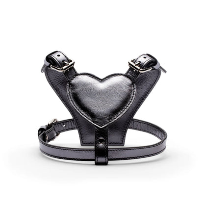 Pettorina in Pelle a Cuore Imbottita Baurdelle Made in Italy – Heart Harness