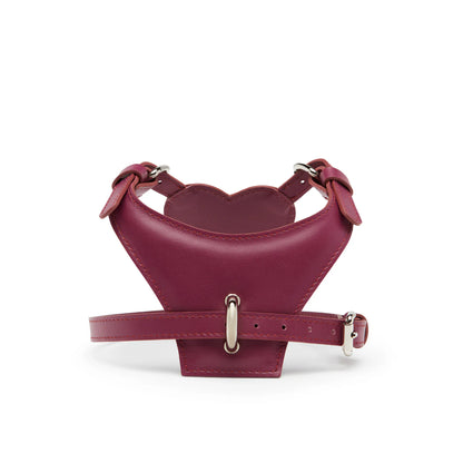 Pettorina in Pelle a Cuore Imbottita Baurdelle Made in Italy – Heart Harness