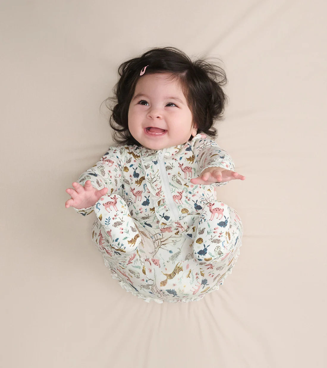 Hatley Tutina con piedini Animali del Bosco - Apple Pie