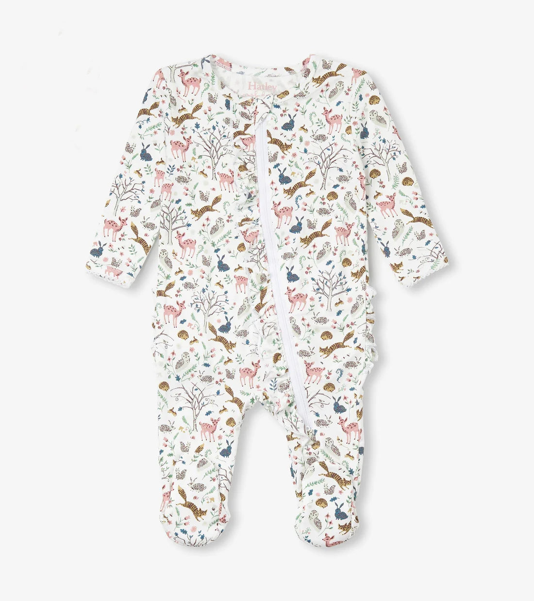 Hatley Tutina con piedini Animali del Bosco - Apple Pie