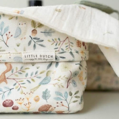 Little Dutch – Cestino Portaoggetti Forest Friends (Grande) – Cotone Bio