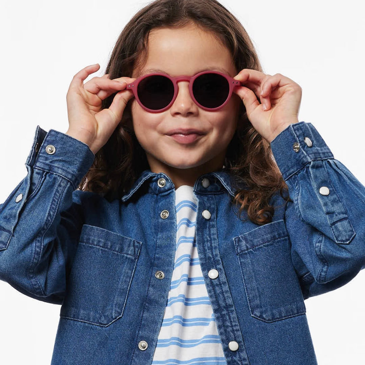 Occhiali da Sole Bambino IZIPIZI #D Cranberry 5-7 anni