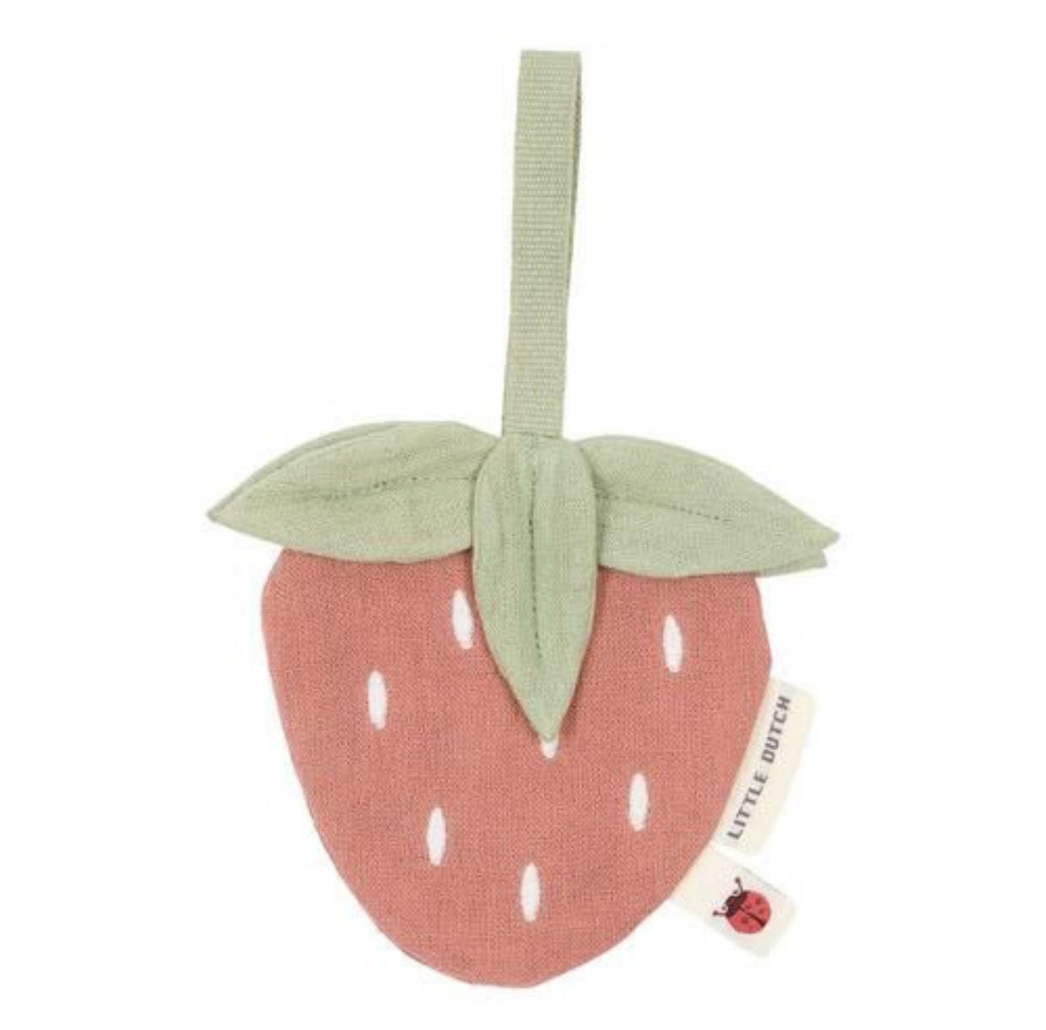Little Dutch – Portaciuccio in Mussola Bio – Fragola - Apple Pie