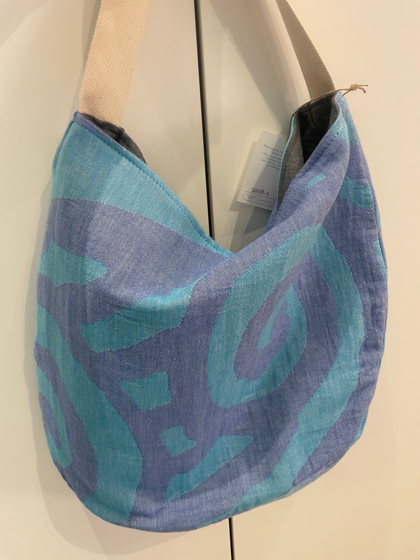 Borsa Mare Aelia Anna Ocean Blue Pom Pom