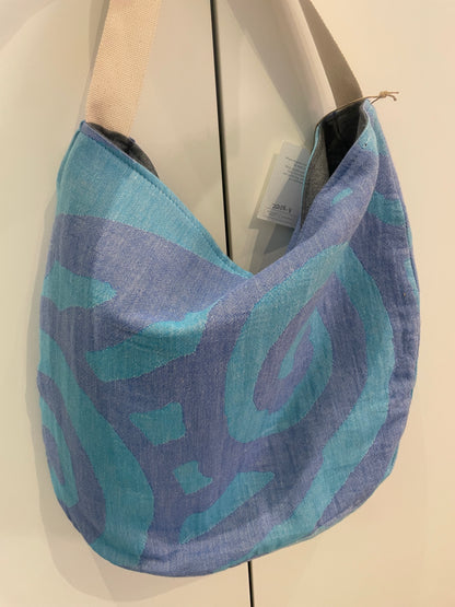 Borsa Mare Aelia Anna Ocean Blue Pom Pom