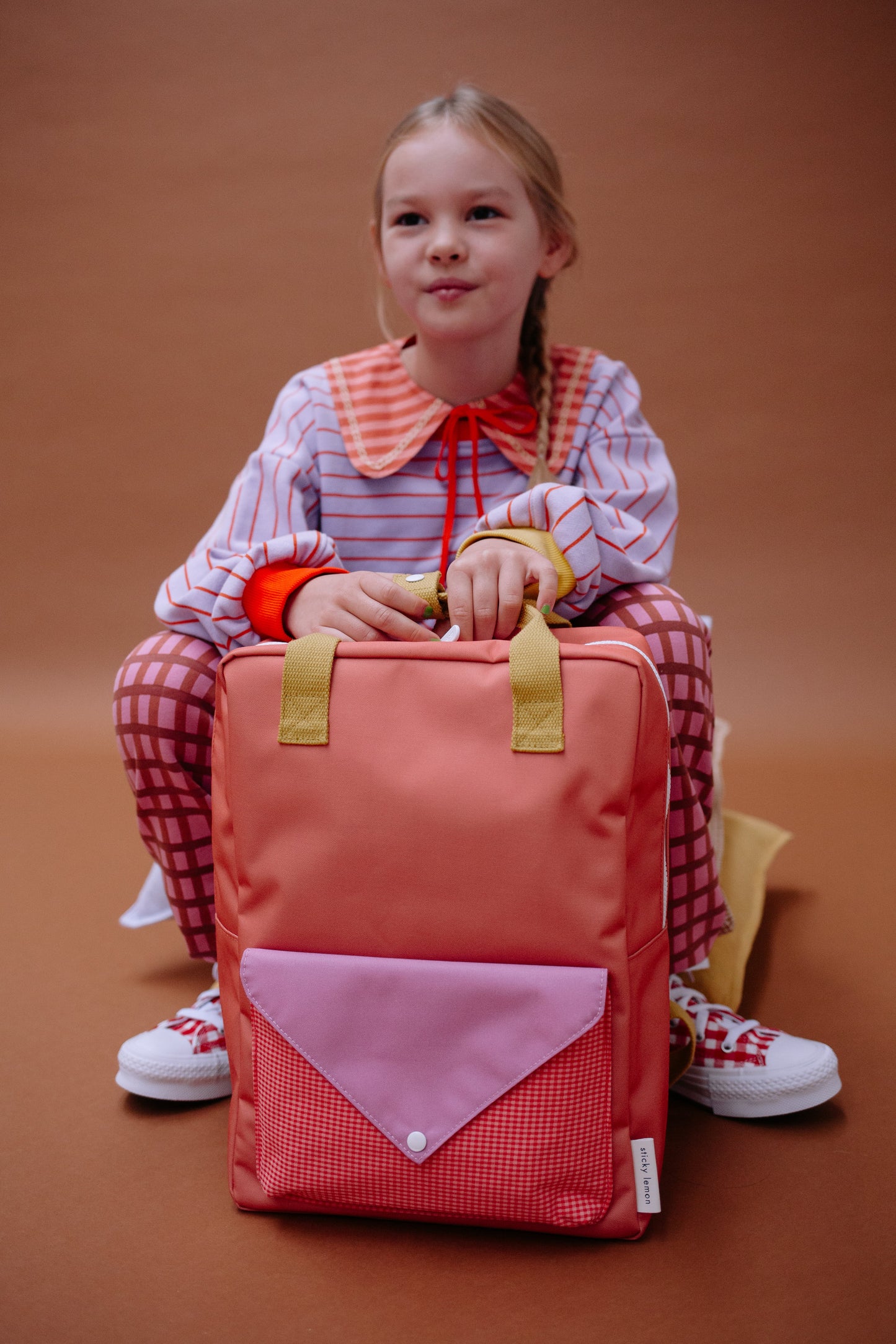 Zaino Sticky Lemon Large Envelope Maple Whirl – Zaino Bambino in PET Riciclato IN ARRIVO