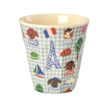 Tazza Bambini in Melamina RICE Kids in Paris 250 ml – Blu