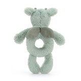 Jellycat Bashful Dragon Ring Rattle - Sonaglio Drago Verde - Apple Pie