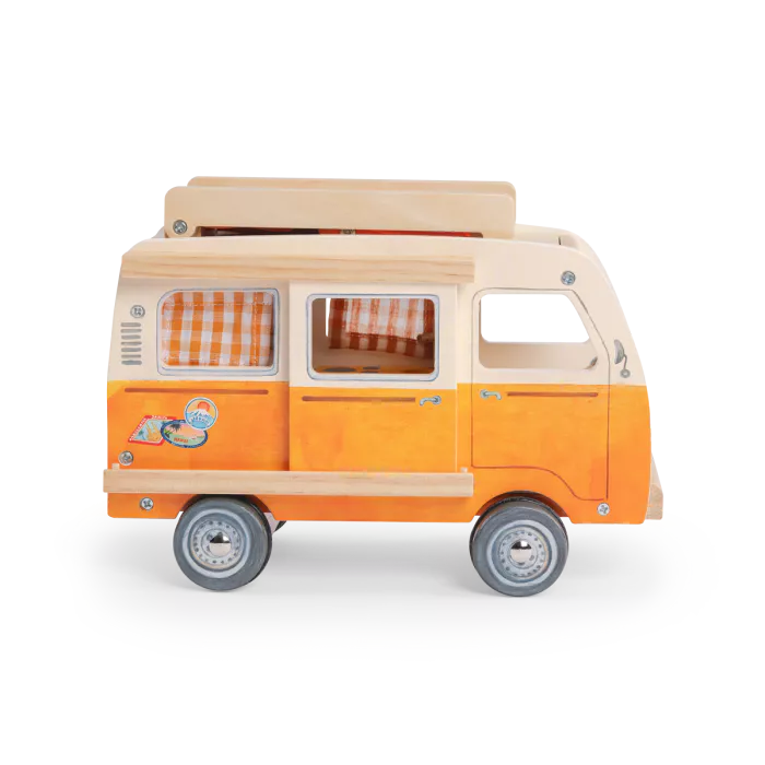 Van Camper in Legno La Grande Famille – Moulin Roty