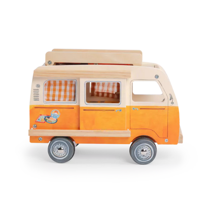 Van Camper in Legno La Grande Famille – Moulin Roty