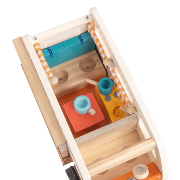 Van Camper in Legno La Grande Famille – Moulin Roty