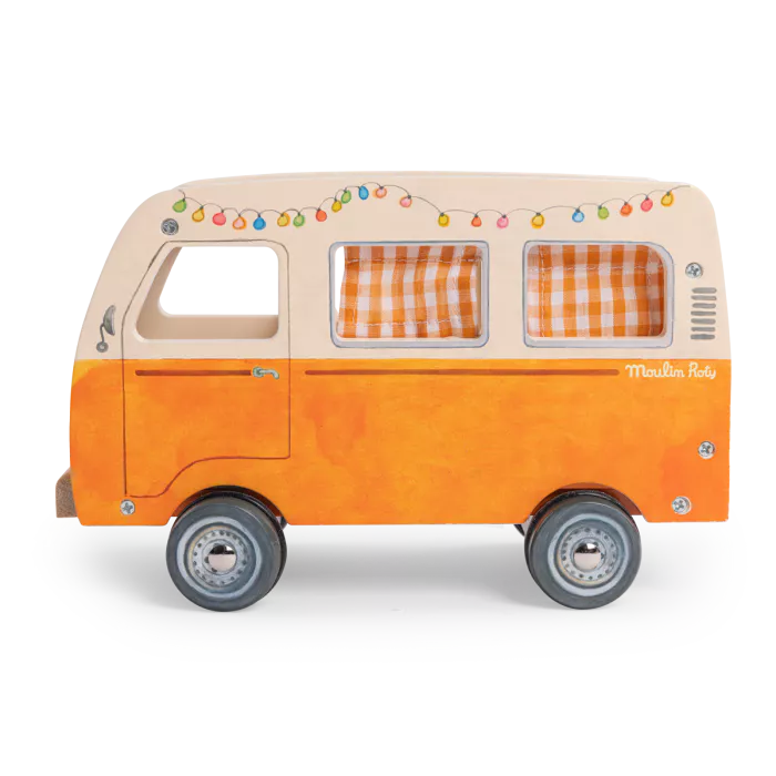 Van Camper in Legno La Grande Famille – Moulin Roty