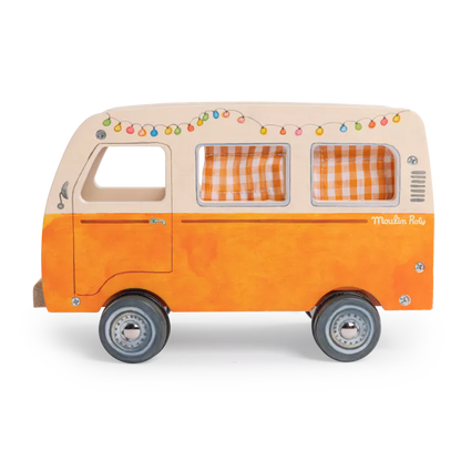 Van Camper in Legno La Grande Famille – Moulin Roty