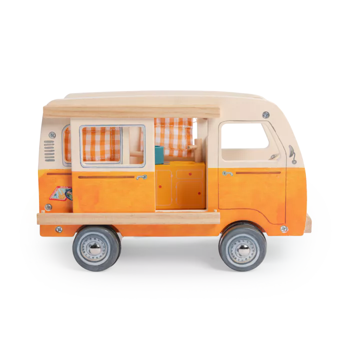 Van Camper in Legno La Grande Famille – Moulin Roty