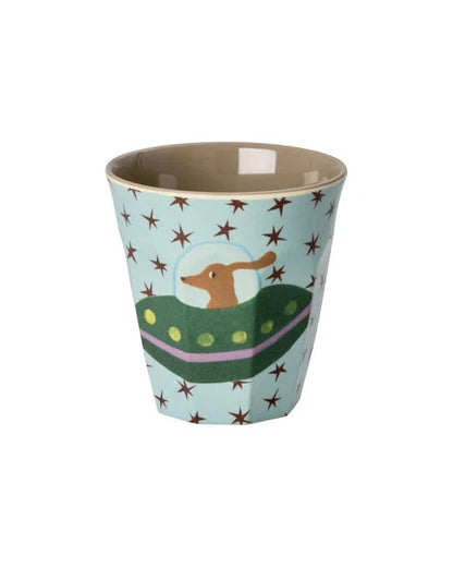 RICE Bicchiere in Melamina – Dogs in Space (Stampa Assortita) 🚀🐶