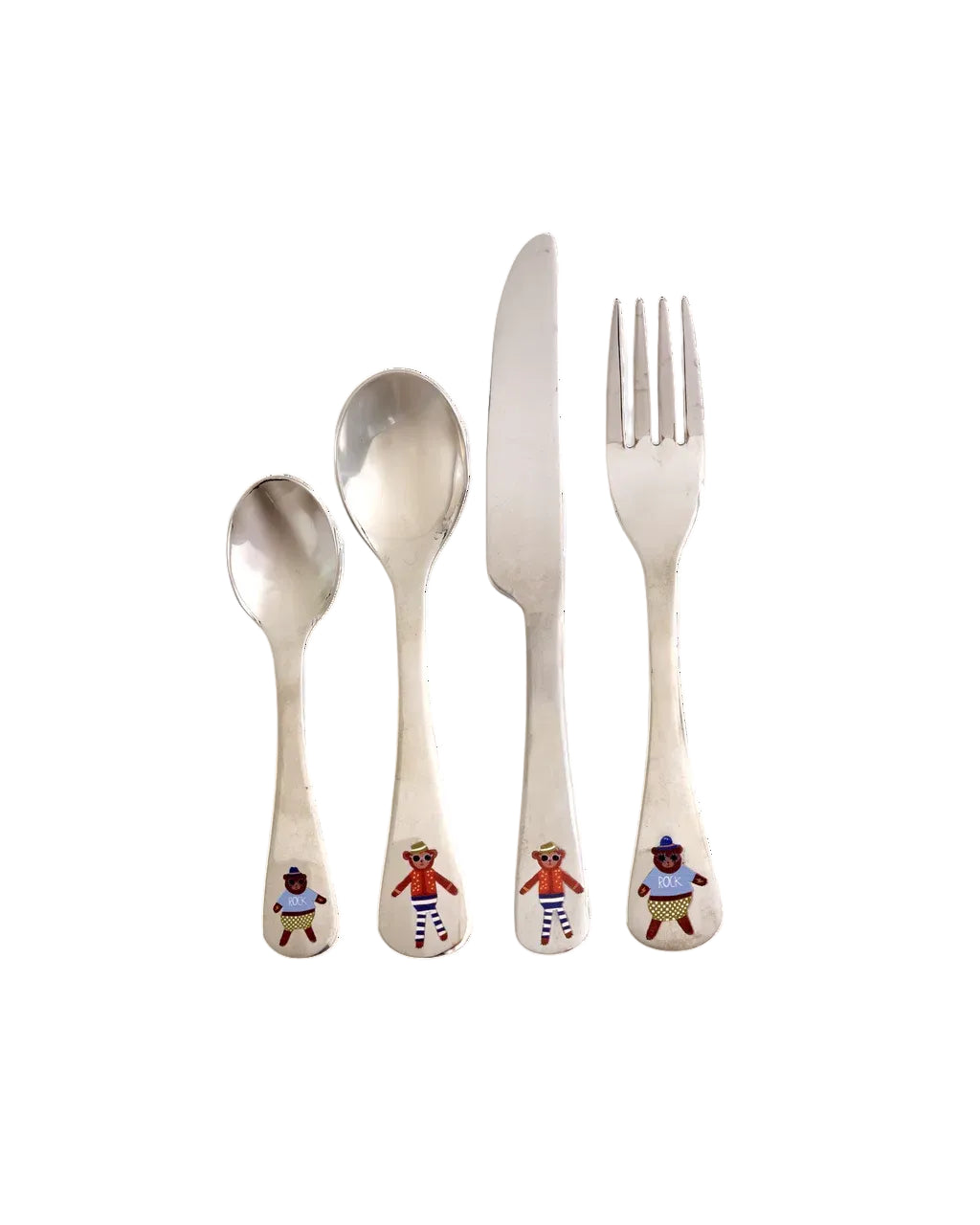 Posate per bambini in Acciaio Inossidabile  blu -RICE