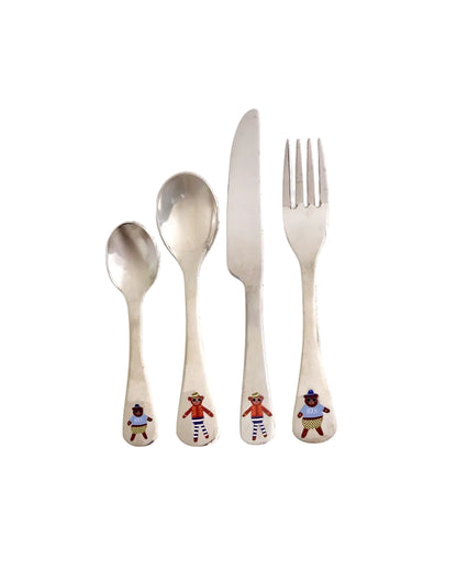 Posate per bambini in Acciaio Inossidabile  blu -RICE