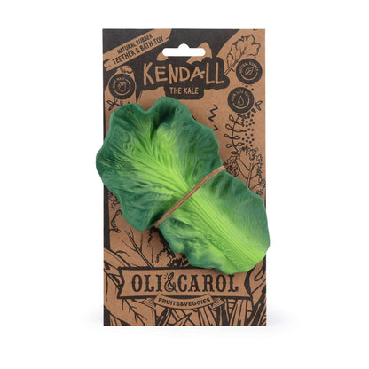 Oli&Carol – Kendall the Kale Baby Teether in gomma naturale