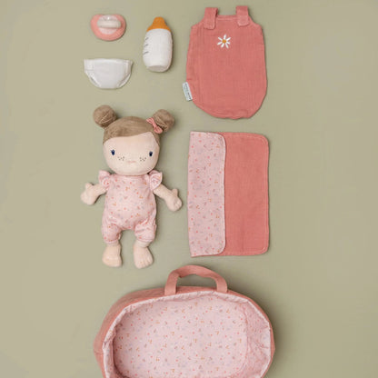 Little Dutch Set Bambola di Pezza Baby Rosa - Apple Pie