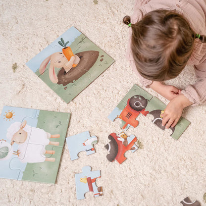 Puzzle 4 in 1 - Little Farm - Apple Pie