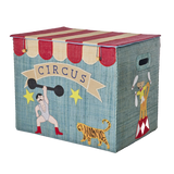 Maileg Cesto Giochi in Rafia Pieghevole Circo - Extra Grande - Apple Pie