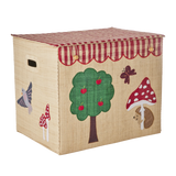 Maileg Cesto Giochi in Rafia Pieghevole Happy Forest - Extra Grande - Apple Pie