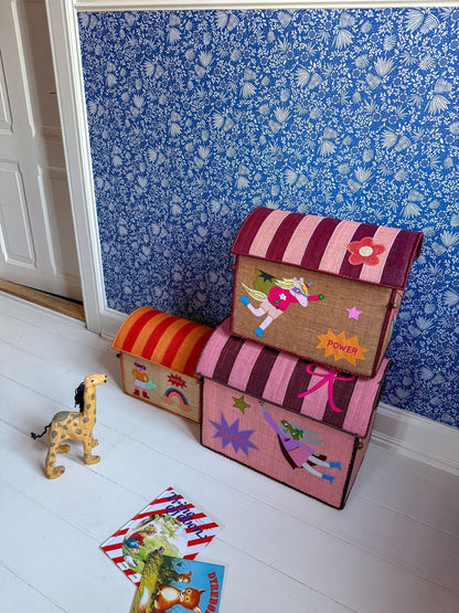 Casa Contenitore in Raffia Media Rosa – Hero Theme Rice Denmark