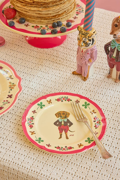 🐶 Piatto da Frutta Vintage – Rosso – Nathalie Lété Vol. 2 | Rice Denmark