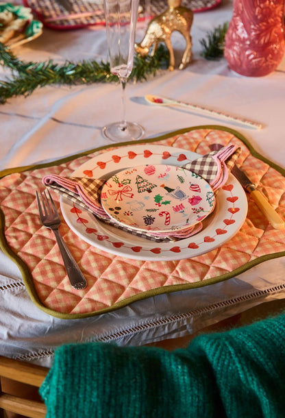 RICE Piatto Dolce in Melamina – Xmas Galore