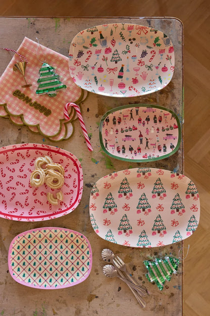 RICE – Piatto Rettangolare in Melamina Xmas Galore – 30 x 22 cm IN ARRIVO
