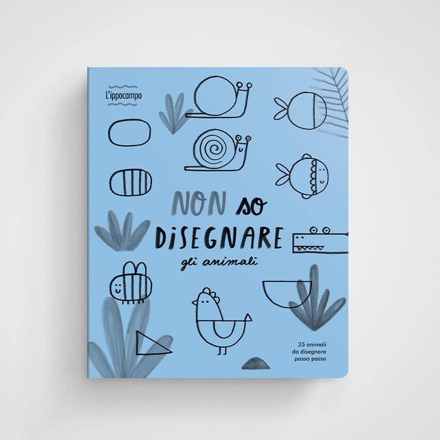 L'Ippocampo Libro "Non so disegnare gli animali" - Apple Pie