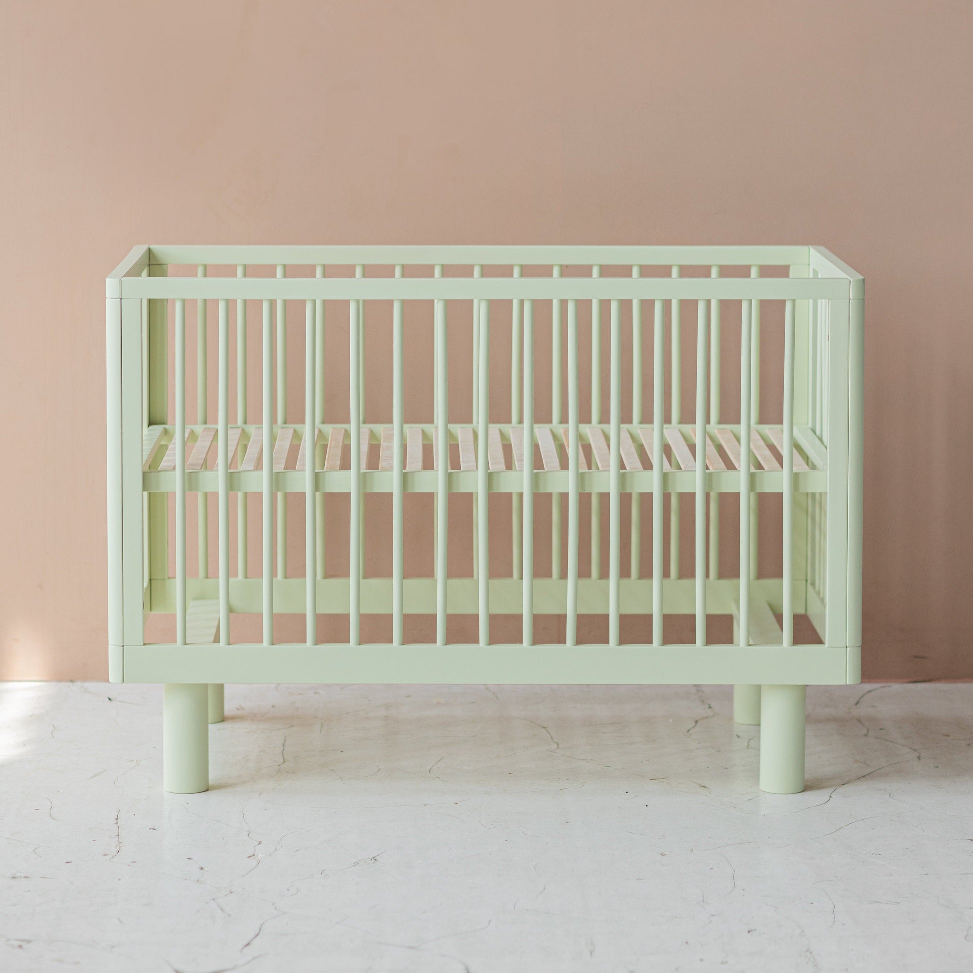 Lettino con le sbarre Nox Cot - Pistacchio - Apple Pie
