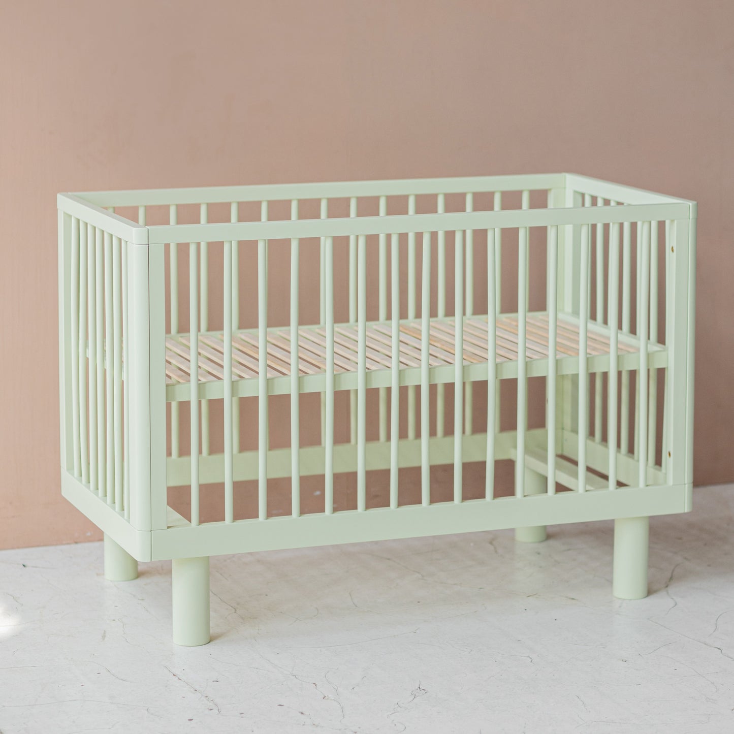 Lettino con le sbarre Nox Cot - Pistacchio - Apple Pie