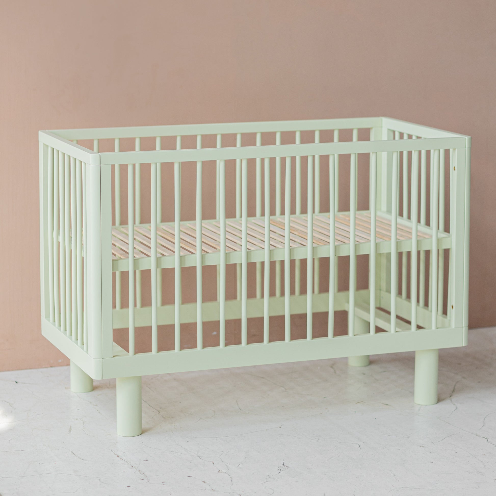 Lettino con le sbarre Nox Cot - Pistacchio - Apple Pie