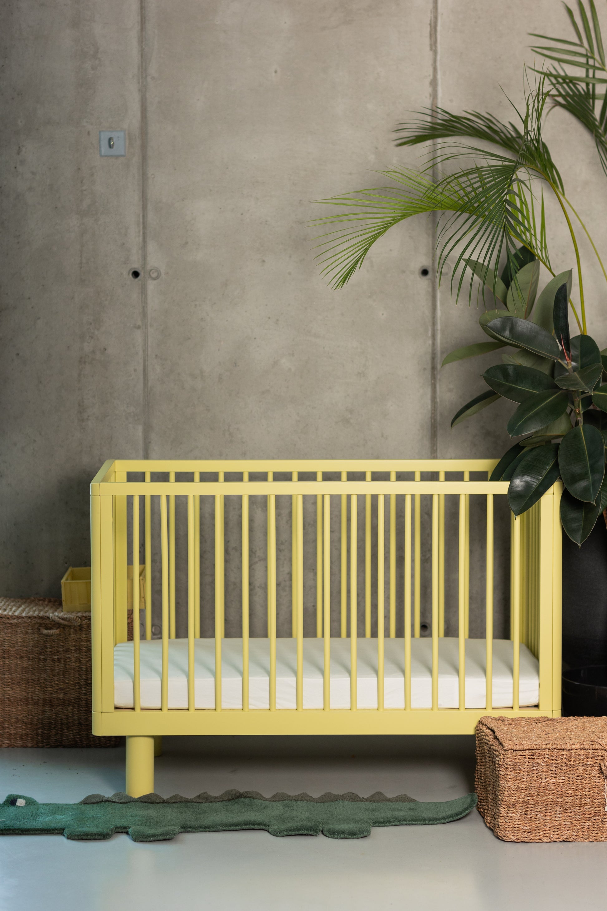 Lettino con le sbarre Nox Cot - Giallo - Apple Pie