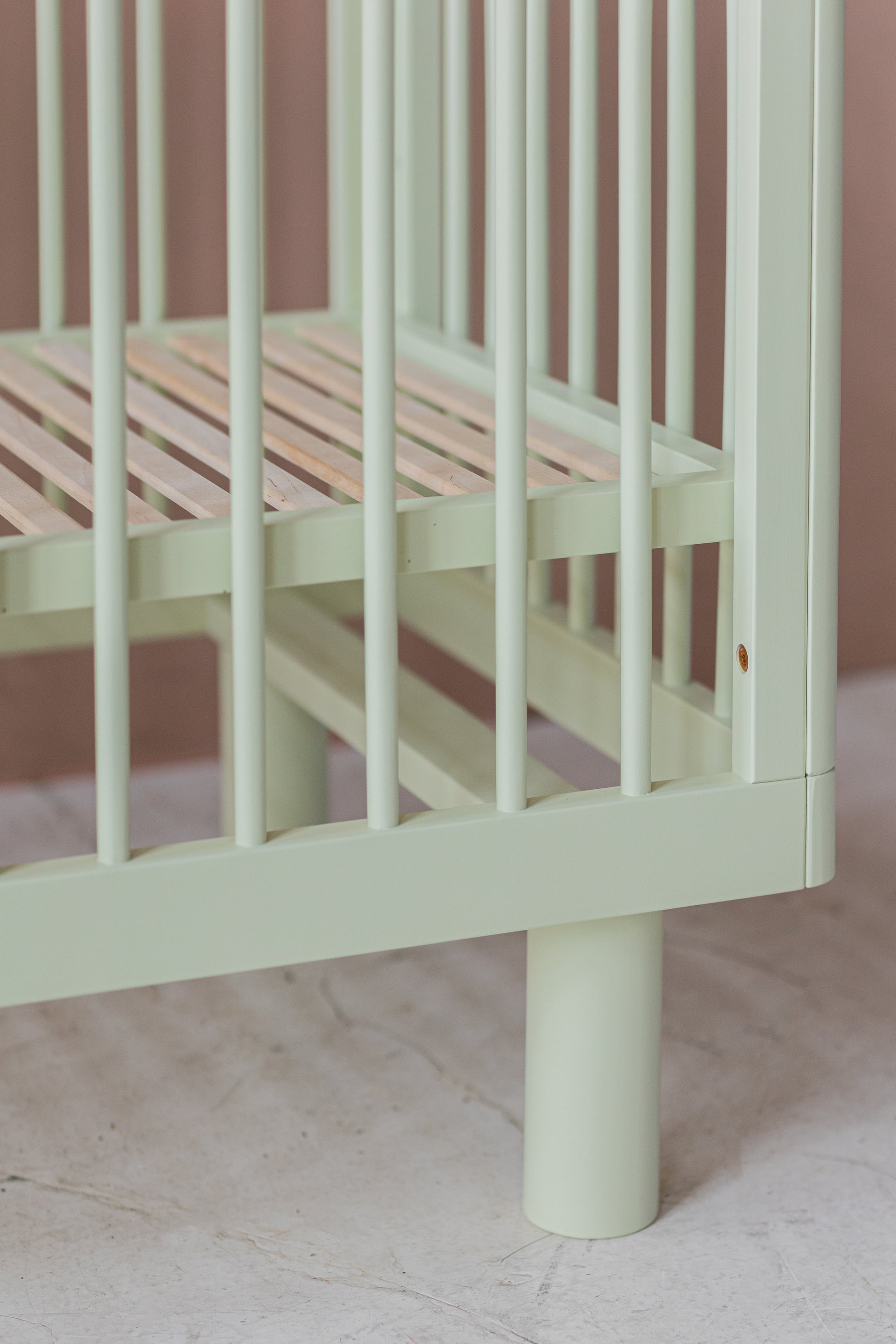 Lettino con le sbarre Nox Cot - Pistacchio - Apple Pie