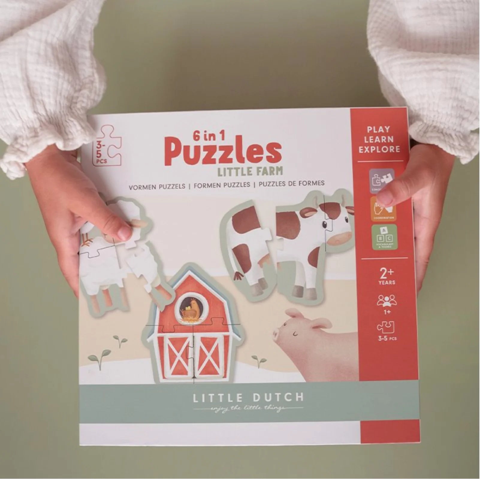 Puzzle 6 in 1 - Little Farm - Apple Pie