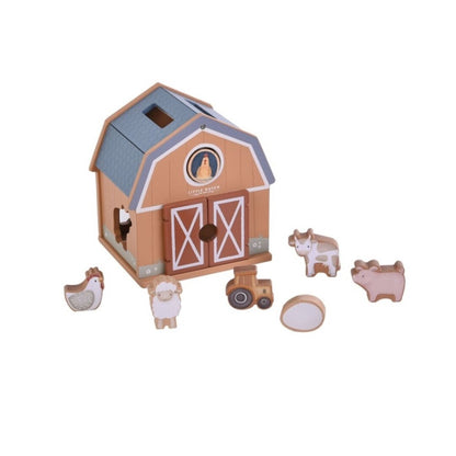 Little Dutch Cubo con Forme ad Incastro - Little Farm - Apple Pie